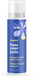 ASUTRA Relief Cream, 3 oz - Temporary Muscle Discomfort Relief with Cooling Sensation, 4% Menthol & Arnica