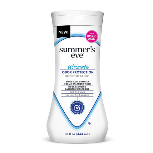 Summer's 15 (Pack 3) Eve Ultimate Odor Protection Feminine Cleansing Wash, Daily Intimate Wash, with Boric Acid