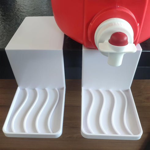 SUXINRY Laundry Detergent Drip Catcher To Prevent Mess Detergent Station Tub Organizers Slide Holder Cup Under Soap