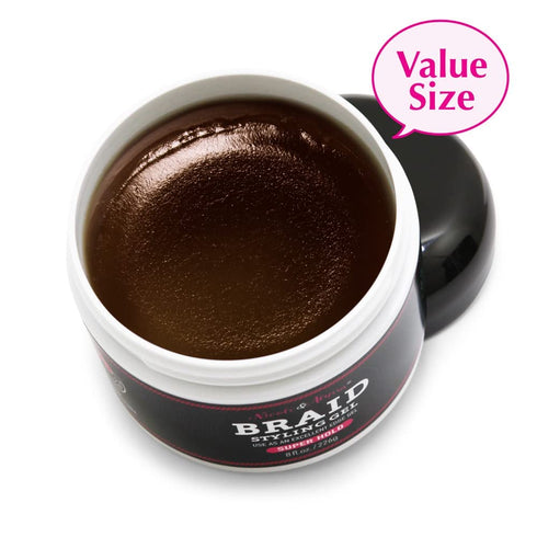 Nicole & Alyssa Braid Styling Gel, Value Size 8oz - Pack of 1