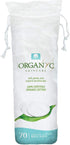 Organyc 100% Organic Cotton Rounds, Biodegradable Chemical Free for Sensitive Skin (70 Count) Daily Cosmetics