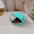 INVODA Travel Pill Organizer Cute Round Pill Box for Purse Compact Medicine Container for Pills, Fish Oil, Vitamins