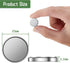 anmas rucci 100 Pieces CR2032 3V Lithium Coin Button Cell Batteries