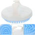 SECFOU Gua Sha Meridian Massage Brush for Back Neck Shoulder Relief, Multifunctional Blue Scraping Tool for Full Body