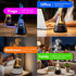 KadiDise 120ml 7-Color Flame humidifier,Flame Aroma Diffuser, Flame Humidifier, Essential Oil Aromatherapy Diffuser