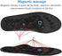 ZUIAI Slimming 41-43) Premium Orthopedic Magnetic Therapy Insoles Weight Loss Arch Support Shoes Pads for Men Women