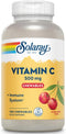 SOLARAY Chewable Vitamin C 500 mg, Natural Cherry Flavor, Immune Support Supplement