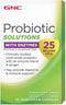 GNC Probiotic Solutions with Enzymes - 25 Billion CFUs, 30 Capsules, Daily Probiotic Support