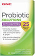 GNC Probiotic Solutions with Enzymes - 25 Billion CFUs, 30 Capsules, Daily Probiotic Support