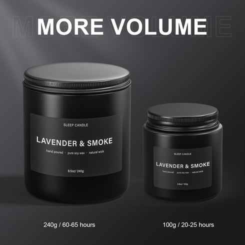 Set (1.1lb, 480g) Scented Candles for Men, BOYUJK Candles for Home Scented, Candle for Stress Relief and Promote Sleep
