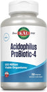 KAL Acidophilus ProBiotic-4, 500 Million CFUs, Four Probiotic Strains, 250 VegCaps