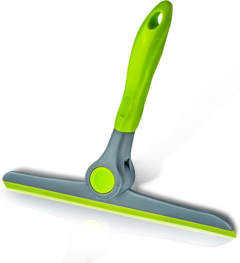 DSV Standard Shower Squeegee for Glass Doors, 10" Blade, Mini Window Squeegee for Home, Car, All-Purpose Cleaner Tool