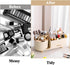 Makeup Organizer Countertop with Drawers, 360 Rotating Brush Holder, Large Capacity Skincare Organizer