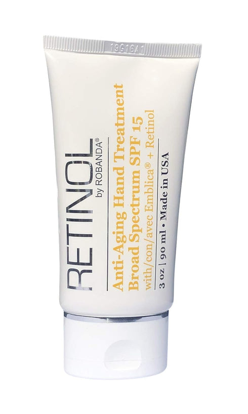 Retinol Anti-Aging Hand Treatment with Broad Spectrum SPF 15 + Cream to Repair Dry Skin