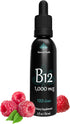 B12 1,000 mcg, 2oz, 120 Servings, Raspberry Flavor Sublingual Drops
