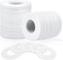 Mini Diffuser Refill Pads, Round Microfiber Aroma Pads for Oil Fan Humidifier, 24 Essential Aromatherapy Pads for Home