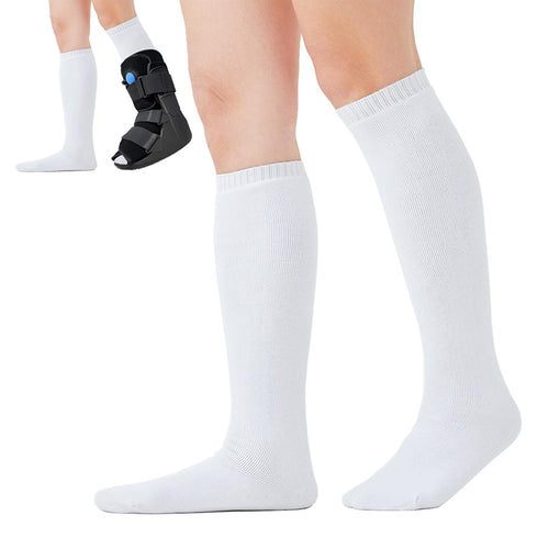 Lixinsunbu Replacement Sock Liner for Orthopedic Walking Boot Socks Walking Boots Cover Under Cam Walkers Tube Cast