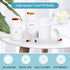 Empty Plastic Pill Bottle Medicine Bottles with Smooth Screw Lid for Liquid Solid Powder (150cc 4pack)