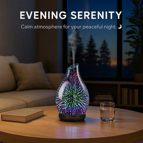 Set, 6 Pack Essential Oil Diffuser & Essential Oils Glass Aromatherapy Diffuser, Oils Gift (Lavender Tea Tree