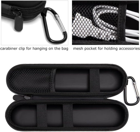 Nincha EVA Electric Toothbrush Case - Durable Hard Shell Travel Case with Mesh Pocket for Most Powered Toothbrushes