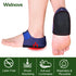 Welnove 2PCS Heel Protectors, Heel Sleeves Pads for Relieving Heel Pain from Plantar Fasciitis, Cracked Heels