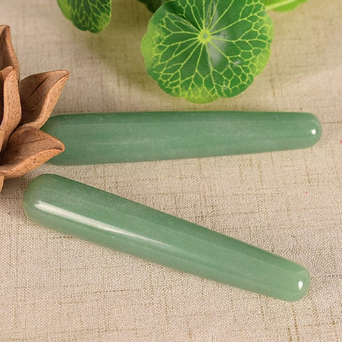 Gua Sha Massage Tools Jade Manual Stick for Deep Tissue Natural Facial & Full Body Pain Relief