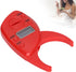 Body Fat Caliper, Accu Measure Fat Calipers for Subcutaneous Fat Measurement, Fitness Enthusiasts, Red