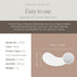 Project E Beauty 100pcs Disposable DIY Non-Woven Eye Mask Paper for Skincare & Spa Salon Use