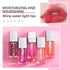 Hydrating Lip Glow Oil, Transparent Toot Tinted Lip Oil Gloss, Nourishing and Repairing, 0.2 OZ Cherry