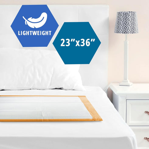 MED PRIDE Disposable Underpads 23x36 in - Super Absorbent Adult Bed Pads for Incontinence, 25 Count
