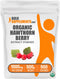 BulkSupplements.com Organic Hawthorn Berry Extract Powder, 1000mg per Serving, 500g (1.1 lbs)