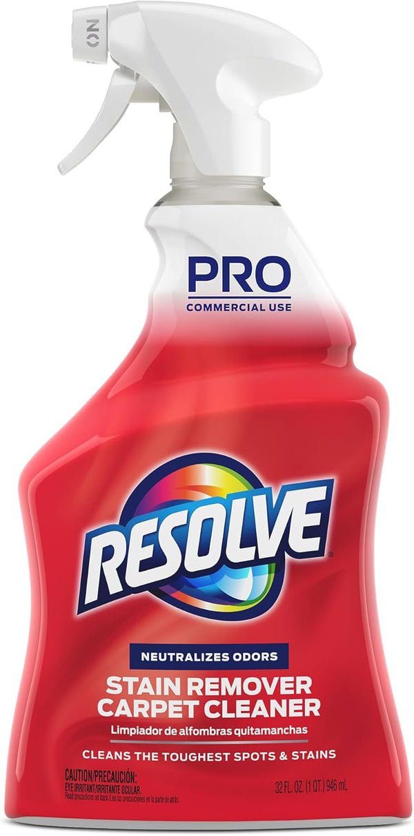 Resolve Professional Strength Spot and Stain Carpet Cleaner, 32 oz for Tough Stains