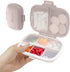 Travel Pill Organizer, Portable 8 Compartments Small Pill Case Daily Pill Box to Hold Vitamins, Cod Liver Oil, Medicine