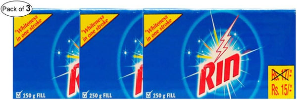 RIN Detergent Bar (250g Approx.) (Pack of 3)