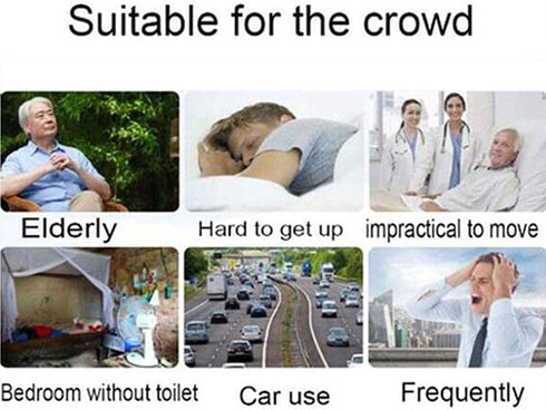 ZGFUSVFD 1000ml 1000ml-A Large Capacity Portable Men and Women Urinal with Thickening Lid Night Pot Urine Collector