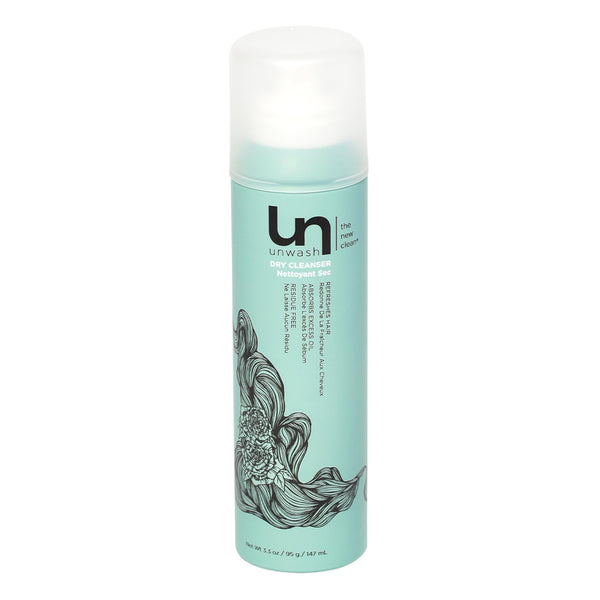 unwash Dry Cleanser - Dry Shampoo for All Hair Types, 3.3 oz, Refresh Hair & Absorb Excess Oil