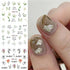 12 Sheets Lily Flowers Nail Stickers, Water Transfer Decals for Spring Floral Nail Art Design