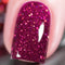 Vishine Gelpolish Lacquer, Shiny Color Soak Off UV LED Gel Nail Polish, Glitter Red (1550)