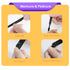 Manicure Set 8 in 1 Nail Clipper Set | RedFlow Nail Clippers, Travel Kit with Fingernail & Toenail Tools (Black)