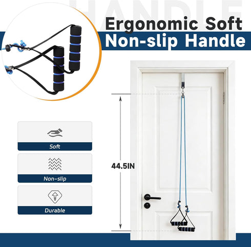 Shoulder Pulley for Physical Therapy, Pulleys for Shoulder Rehab, Over the Door Physical Therapy System, Arm Exercise