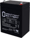 Mighty Max Battery 12V 2.9AH F1 SLA Replacement Battery Compatible With PS-1227-F1