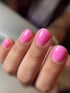 IN.HYPE UV/LED Color Hard/Builder Gel for Nail Extension, Strengthening, Overlays (Magenta) Hot Pink