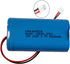 3.7v 5200mah Rechargeable Lithium Battery Pack with JST PH2.0-2Pin Plug for Bluetooth Speaker, Solar Light, Outdoor