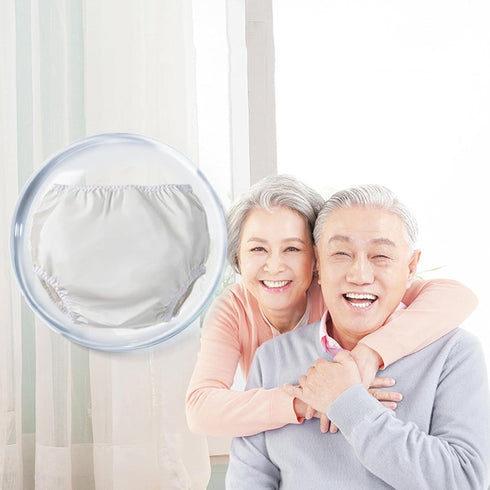 YUSHTPO Adult Leakproof Underpants Soft Washable Incontinent Briefs Reusable Diaper Sleeve for Men and Women Size