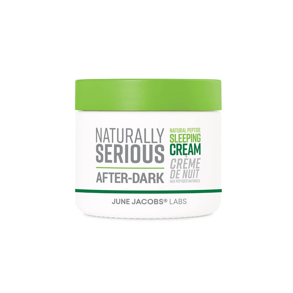 Naturally Serious After-Dark Natural Peptide Sleeping Cream, Anti-Aging Night Cream, Vegan and Cruelty-Free