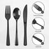 150 Pack Heavy Duty Plastic Silverware, Disposable Cutlery Set with 50 Forks, Knives, Spoons for Parties, Events