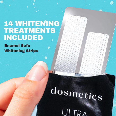 Ultra Teeth Whitening Strips, 28 Piece Sensitive Teeth Whitening Strips, Non-Slip, Reduced Sensitivity