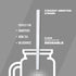 Clear Jumbo Smoothie Straws, 100 Pack of 9'' Disposable Wide-mouthed Large Milkshake Straws