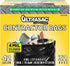 Ultrasac Extra Heavy Duty Contractor Bags - 42 Gallons, 4 Mil (32 Pack w/Ties) - 33" x 48" Thick Professional Trash Bags