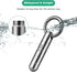 TISUR Small Keychain Pill Holder, Waterproof Titanium Pill Fob for Travel Purse Pocket, Mini Organizer Box